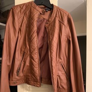 Brown leather Jacket